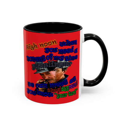 high noon - Accent Mug (red)