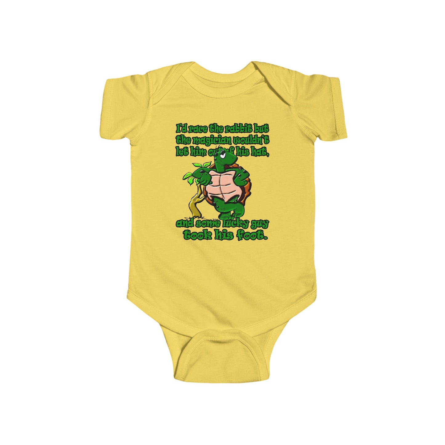 turtle race - Infant Fine Jersey Bodysuit