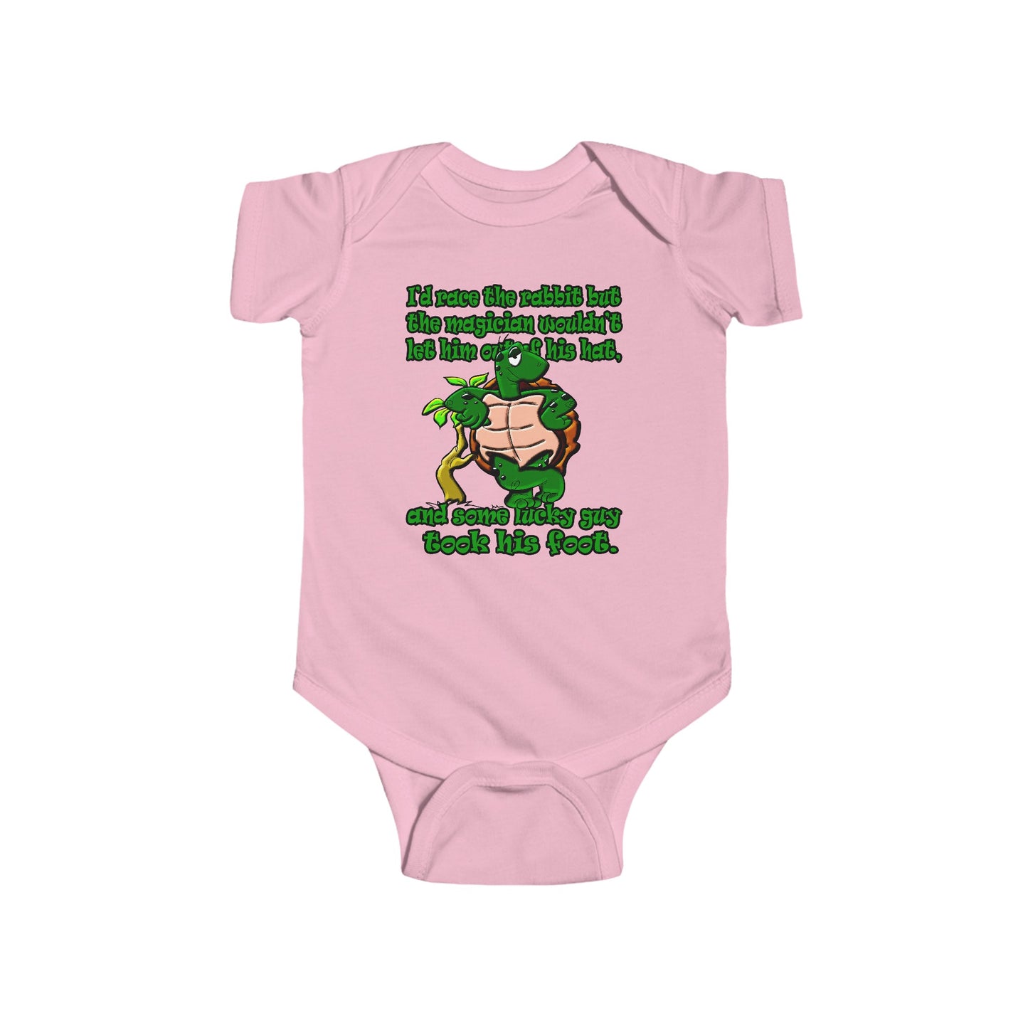 turtle race - Infant Fine Jersey Bodysuit