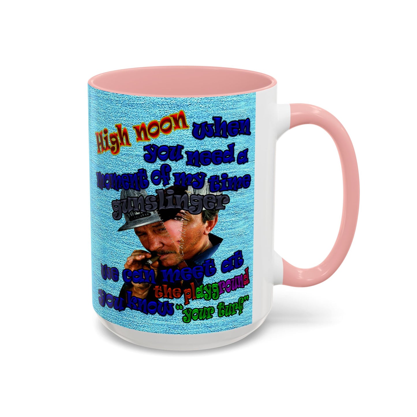 high noon - Accent Mug (faded blue)