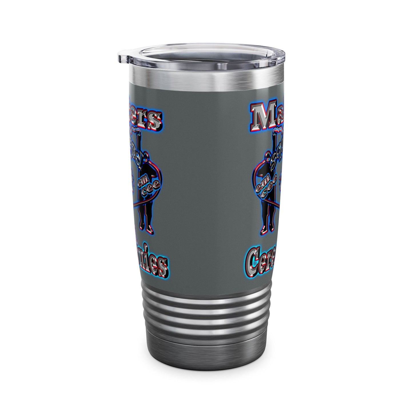 em cee squared - Ringneck Tumbler, 20oz (dark grey)