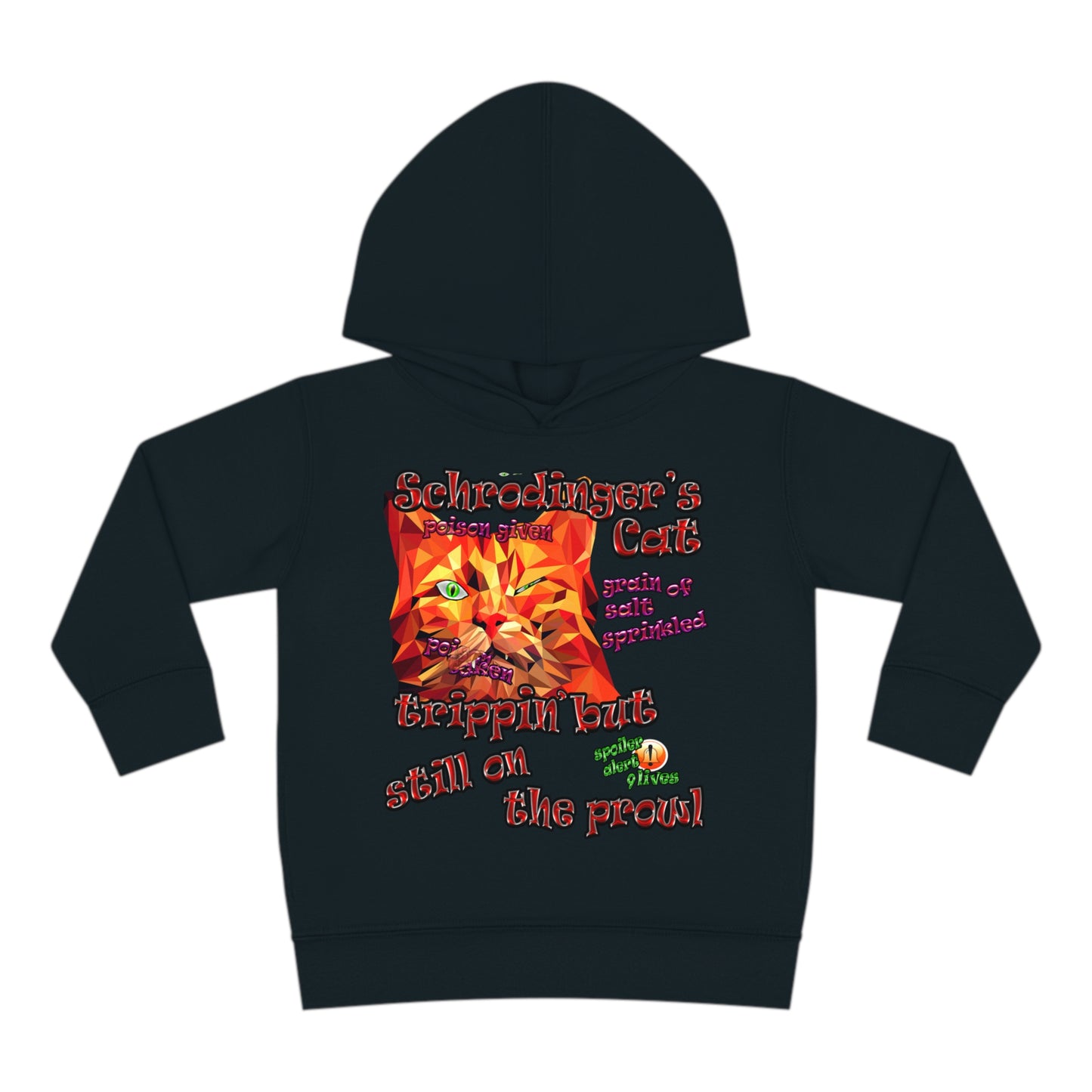 schrodinger's cat - Toddler Pullover Fleece Hoodie