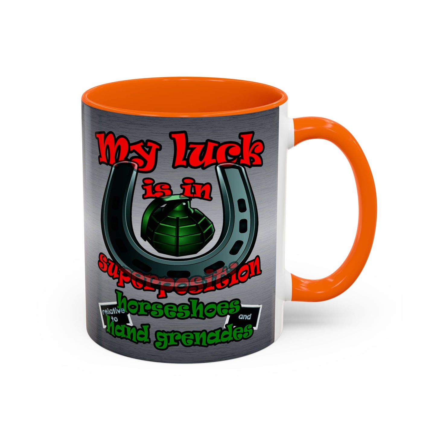 my luck - Accent Mug (brushed nickel)