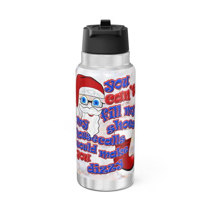 santa's shoes - Gator Tumbler, 32oz  (white marble)