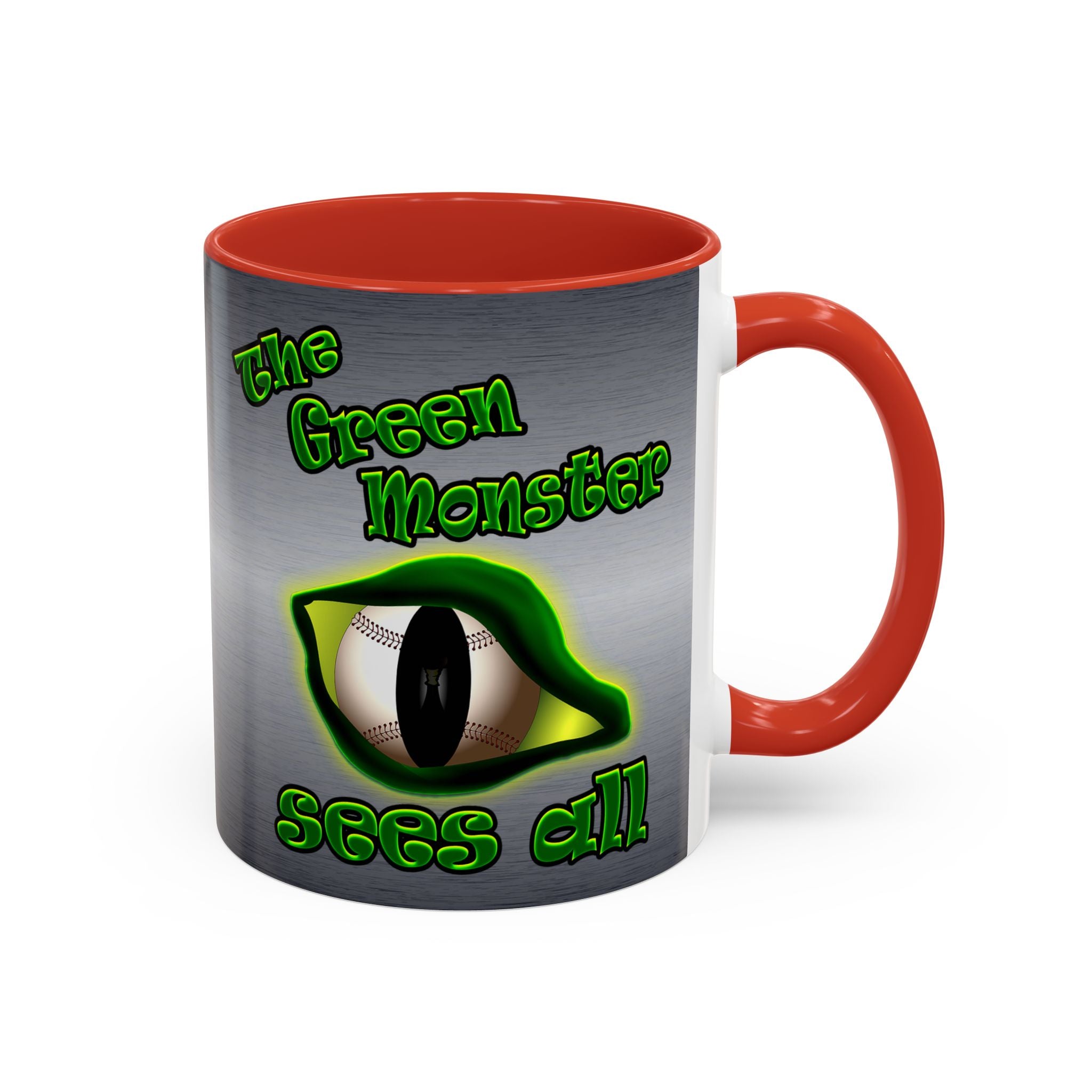 green monster - Accent Mug (brushed nickel)