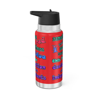 declaration of the independents - Gator Tumbler, 32oz (red)
