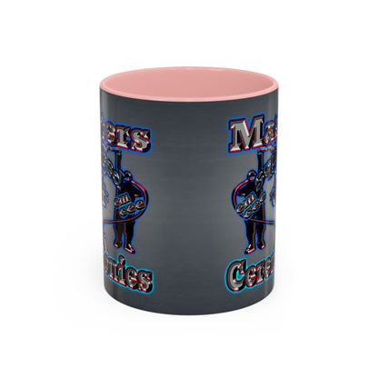 em cee squared - Accent Mug (grey-light grey)