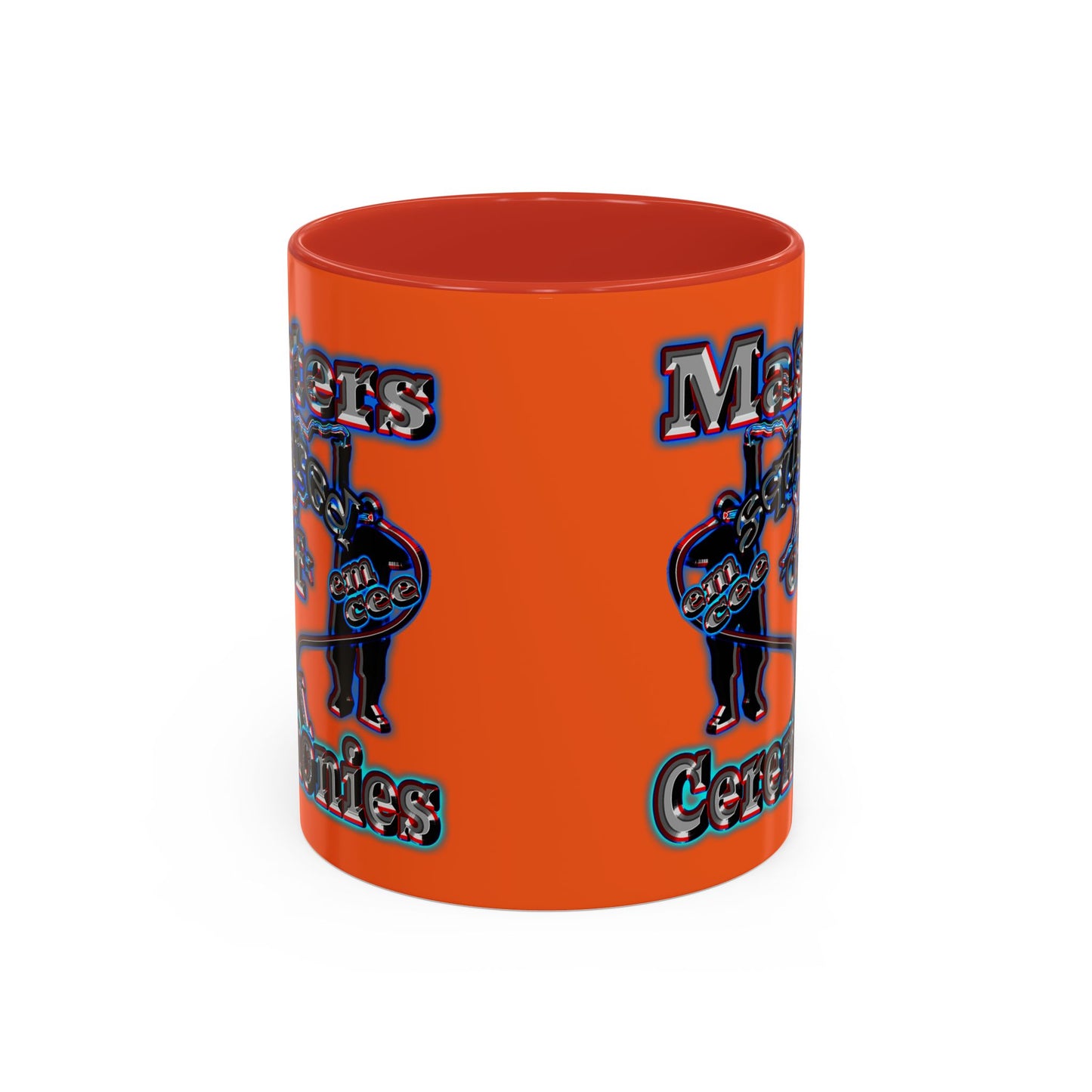 em cee squared - Accent Mug (orange)
