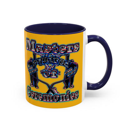 em cee squared - Accent Mug (yellow)