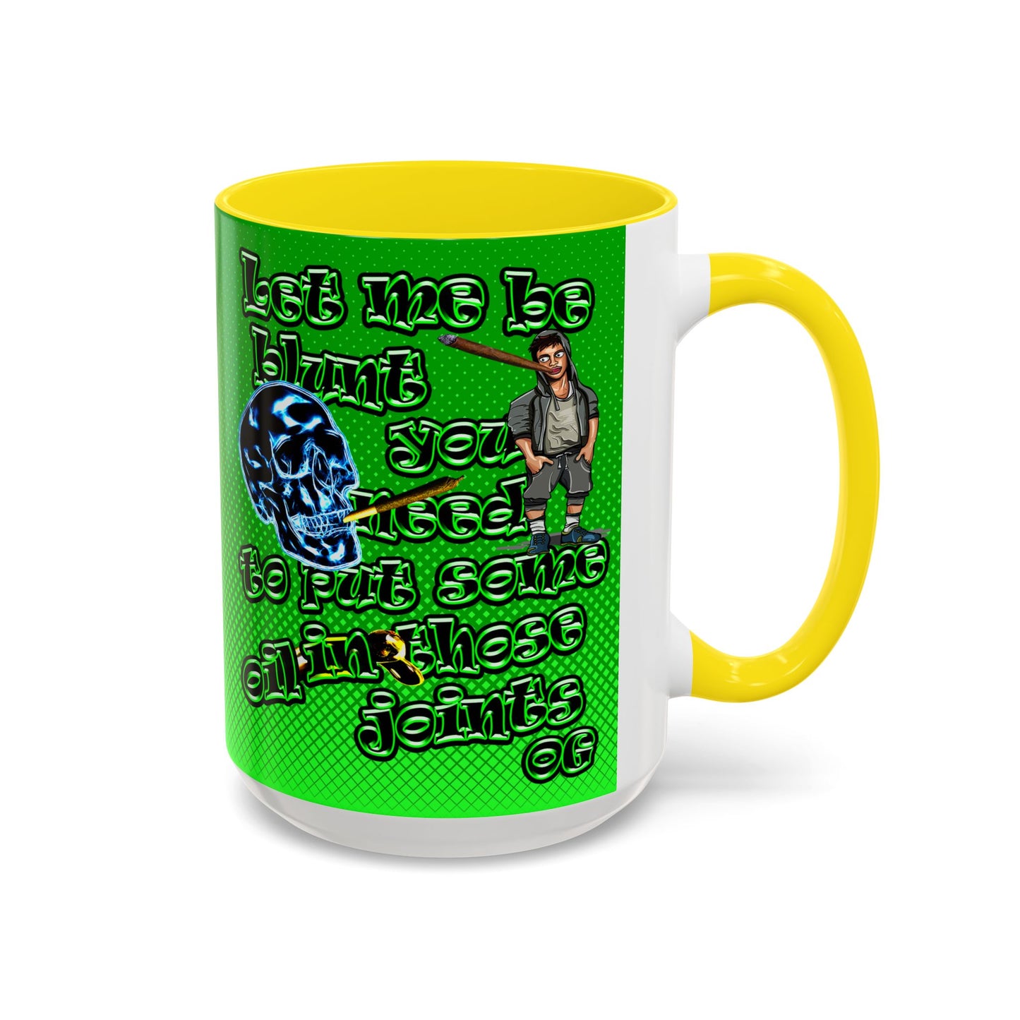 og - Accent Mug (logo green)