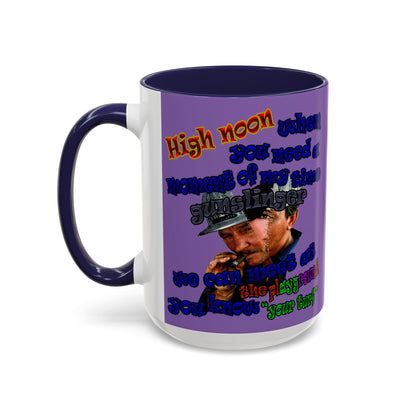 high noon - Accent Mug (light purple)