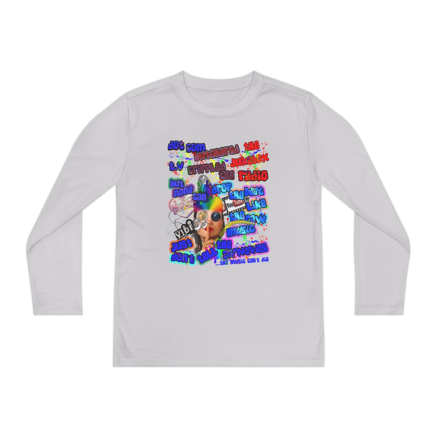 drop the beat - Youth Long Sleeve Competitor Tee