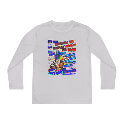 drop the beat - Youth Long Sleeve Competitor Tee