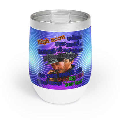 high noon - Chill Wine Tumbler (purple wave)