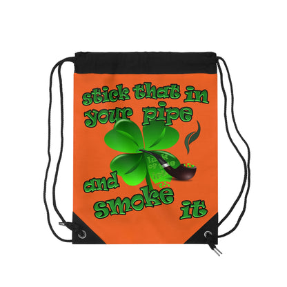 celtics logo - Drawstring Bag (orange)