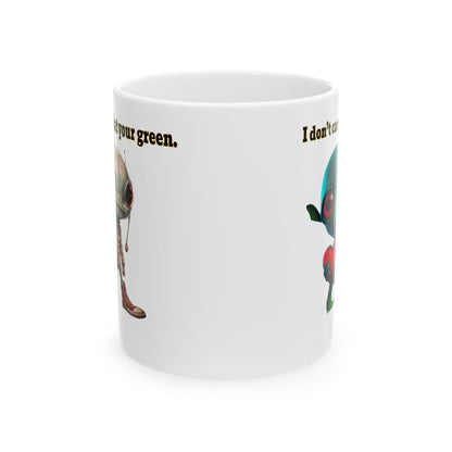 I don't care that your grey - White Mug (white)