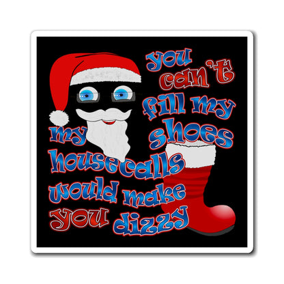 santa's shoes - Magnets - (black)