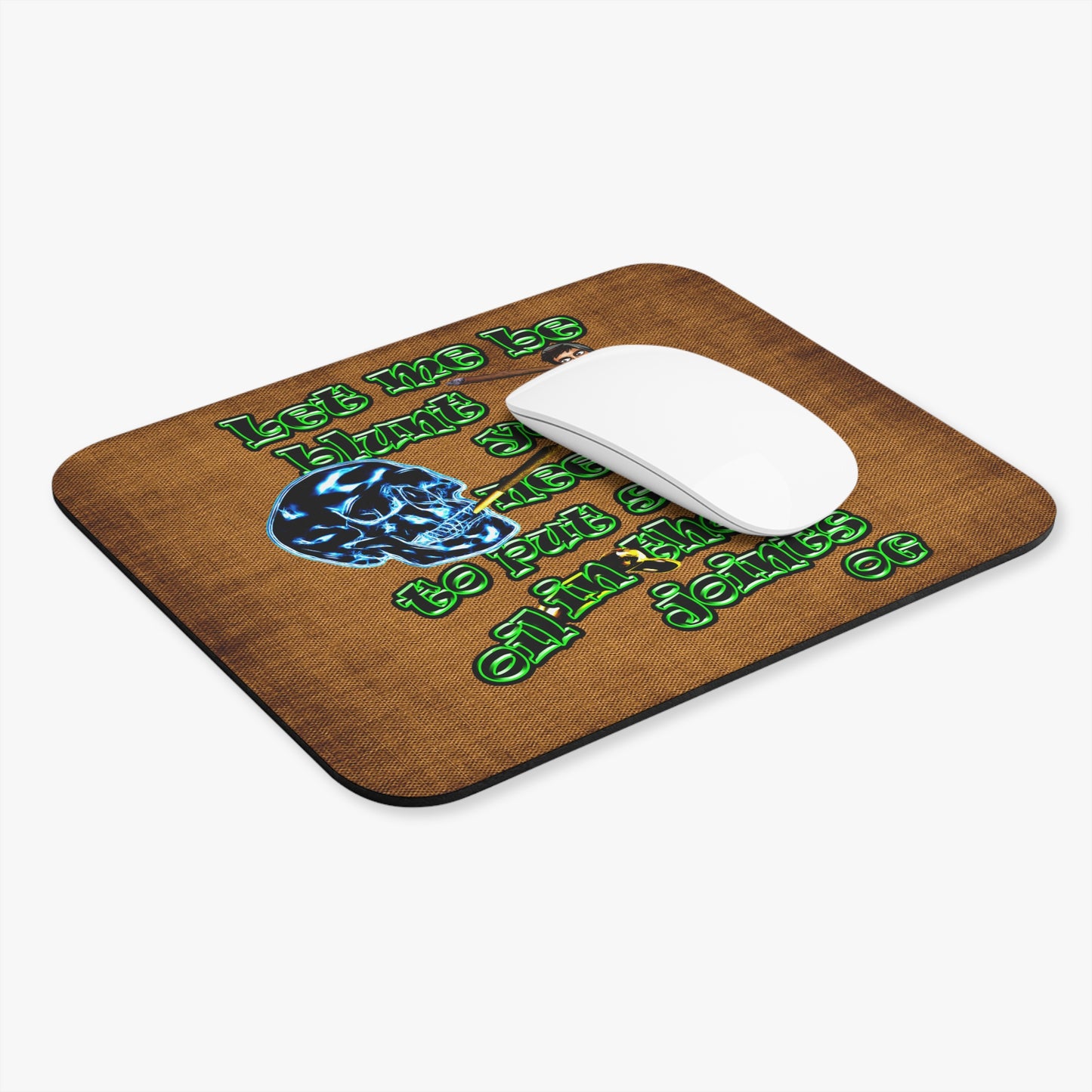 og - Mouse Pad (Rectangle) (brown papyrus)