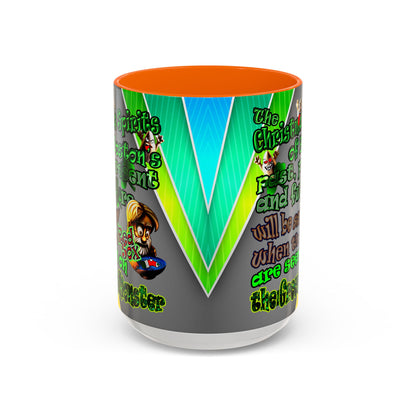 christmas spirits of boston - Accent Mug (rainbow split)