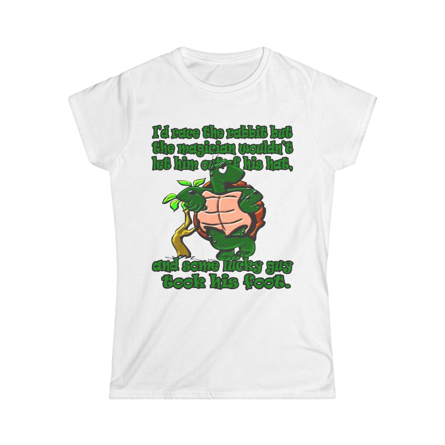 turtle race - Women's Softstyle Tee