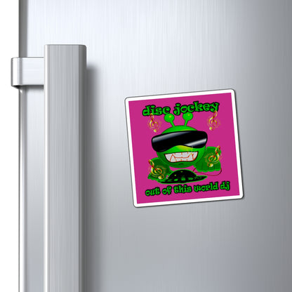 disc jockey - Magnets - (pink)