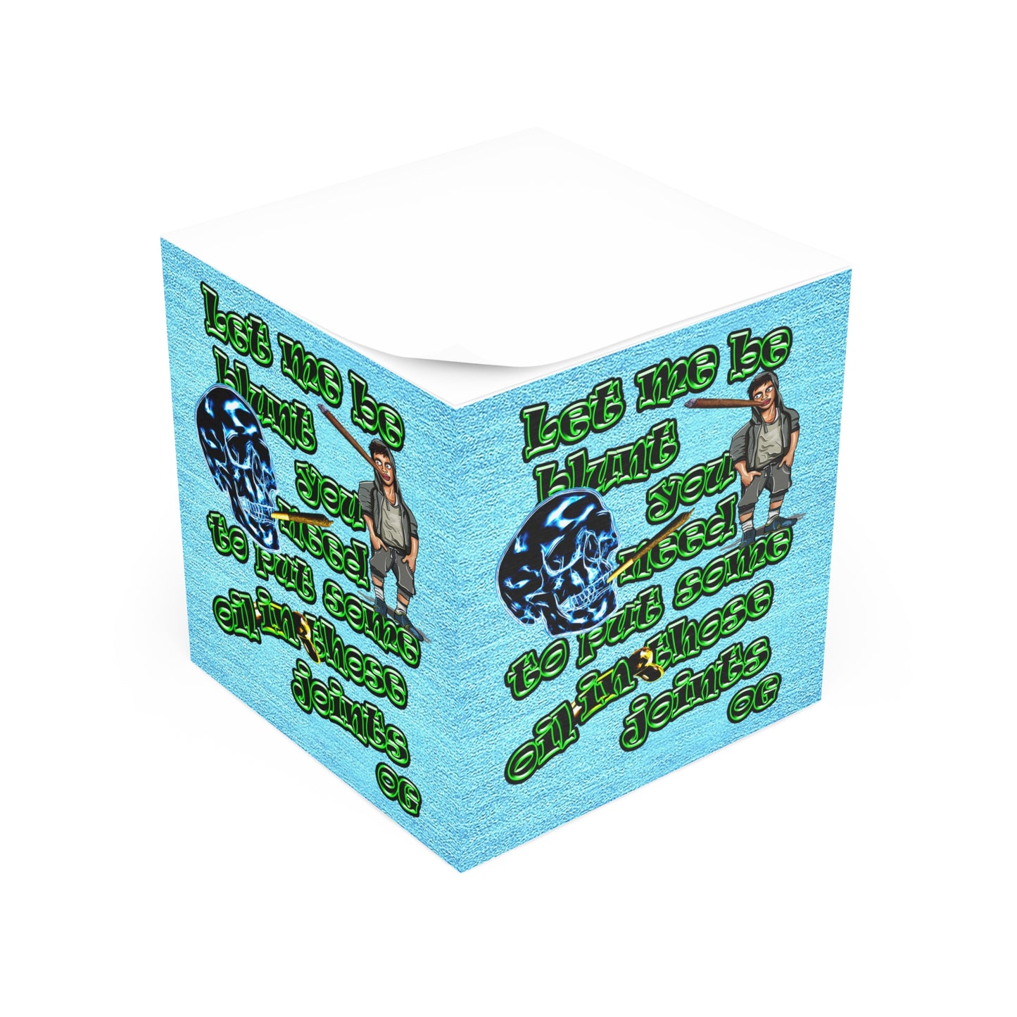 og - note cube (faded blue)