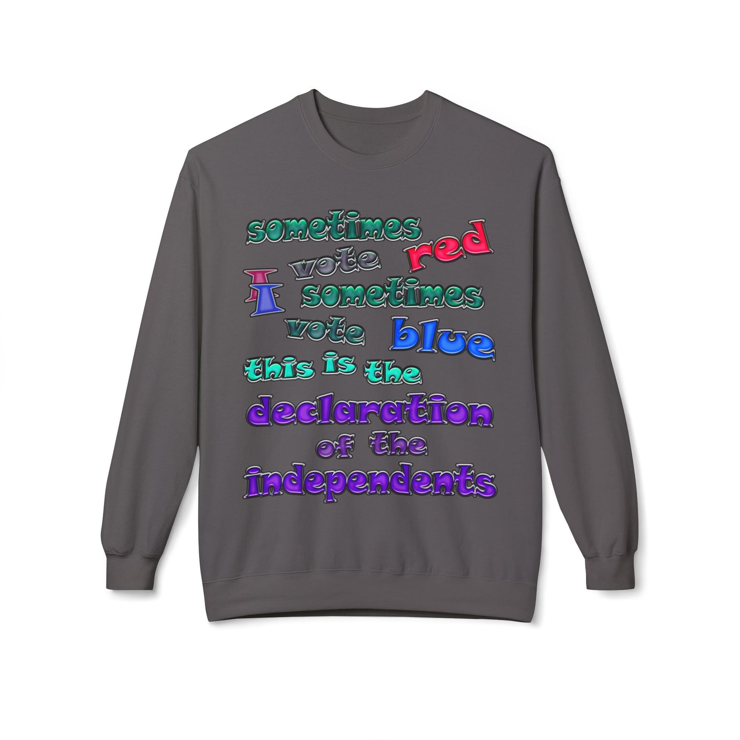 declaration of the independents - Unisex Midweight Softstyle Fleece Crewneck Sweatshirt