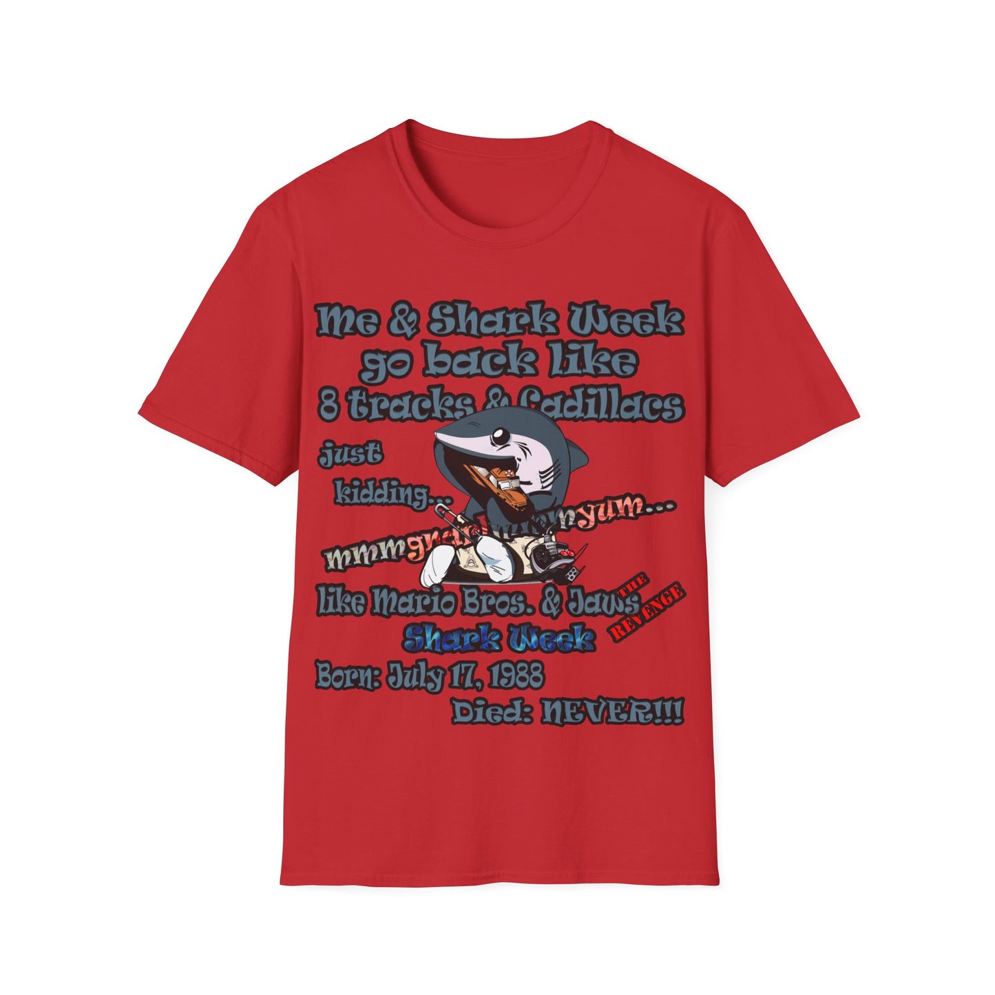 shark week - Unisex Softstyle T-Shirt