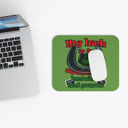 my luck - Mouse Pad (Rectangle) (green)