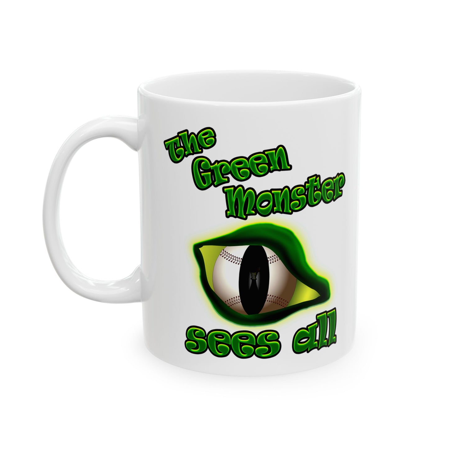 green monster - White Mug (white)