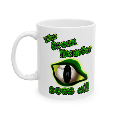green monster - White Mug (white)