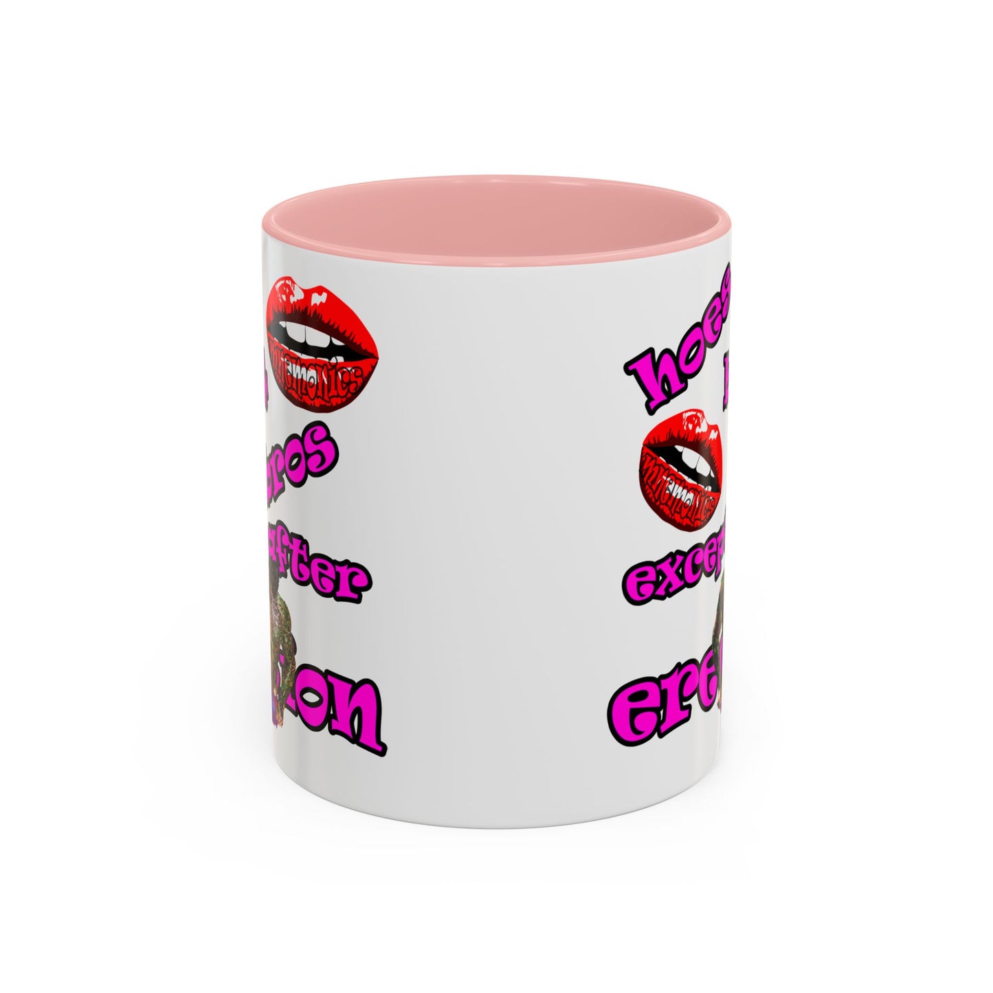 hoes b4 bros - Accent Mug (white)