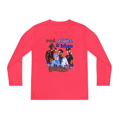 rw&b lives matter - Youth Long Sleeve Competitor Tee