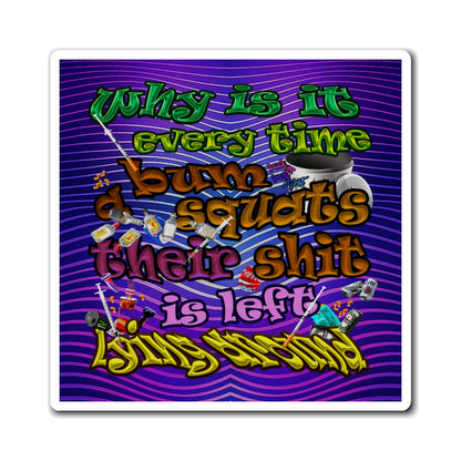 the bum's shit - Magnets - (purple wave)