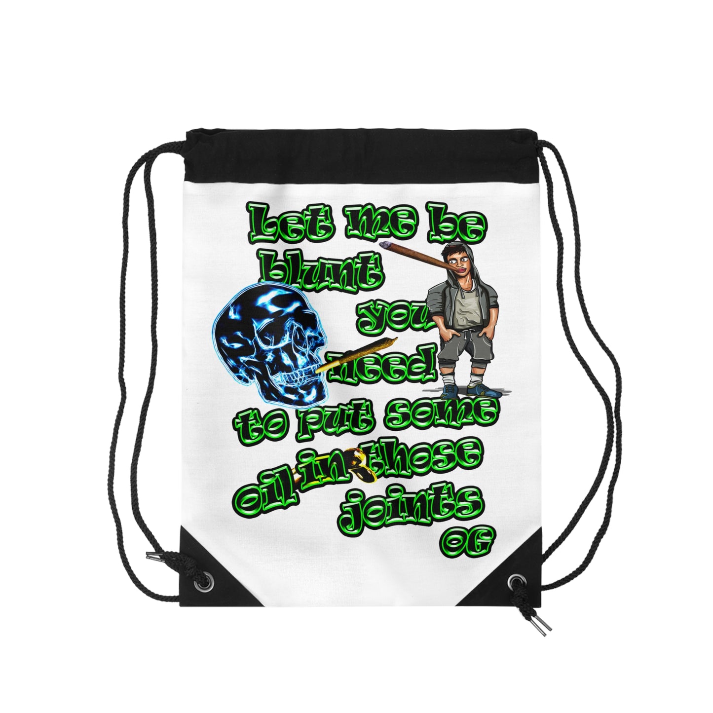 og - Drawstring Bag (white)