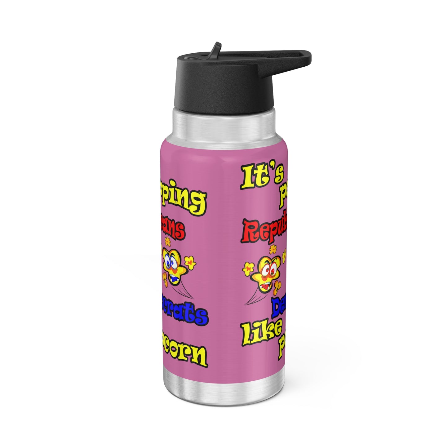 popping like popcorn - Gator Tumbler, 32oz (light pink)