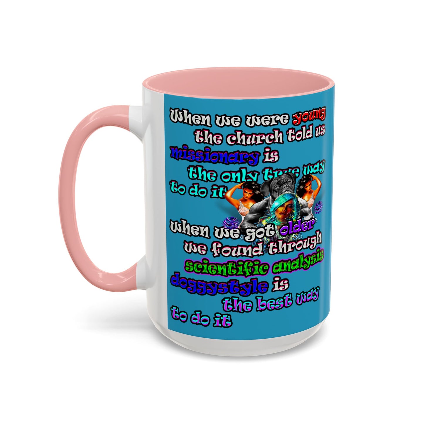doggystyle - Accent Mug (turquoise)