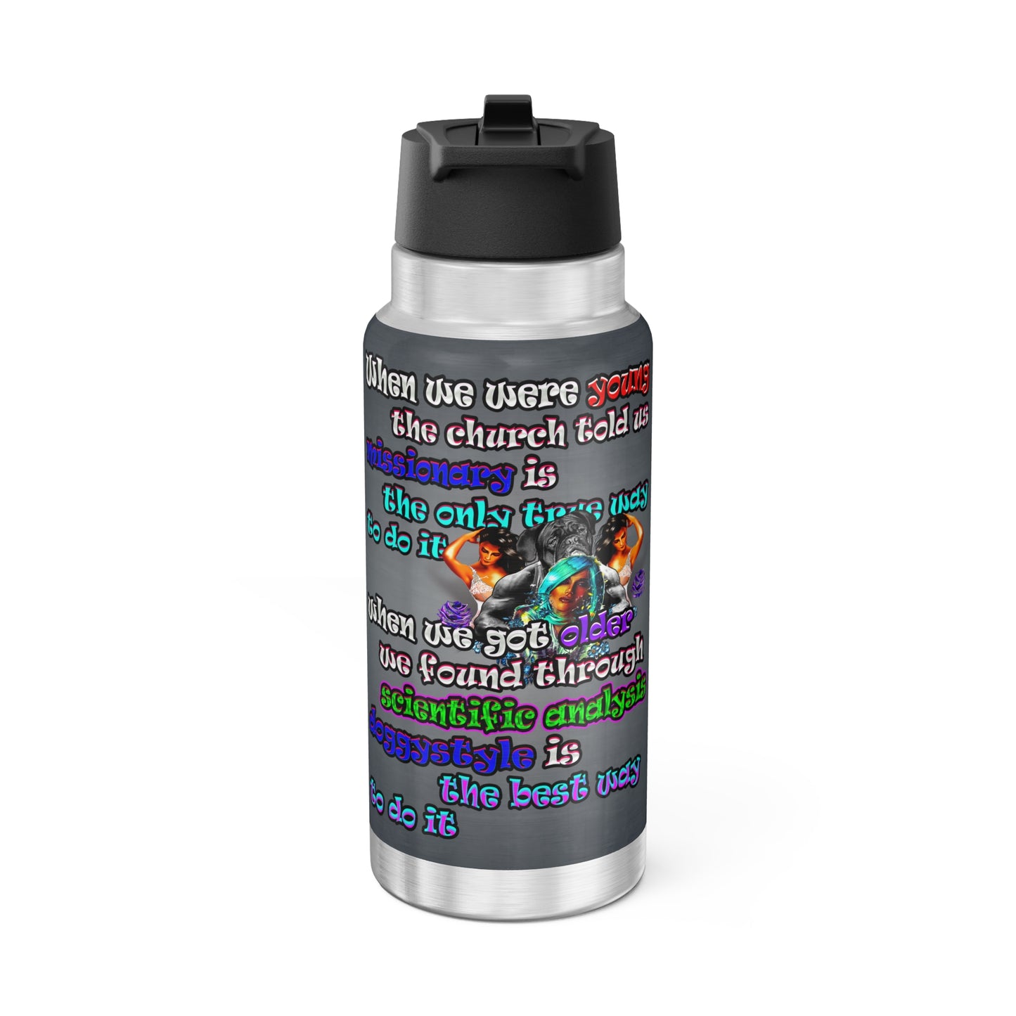 doggystyle - Gator Tumbler, 32oz  (grey-light grey)