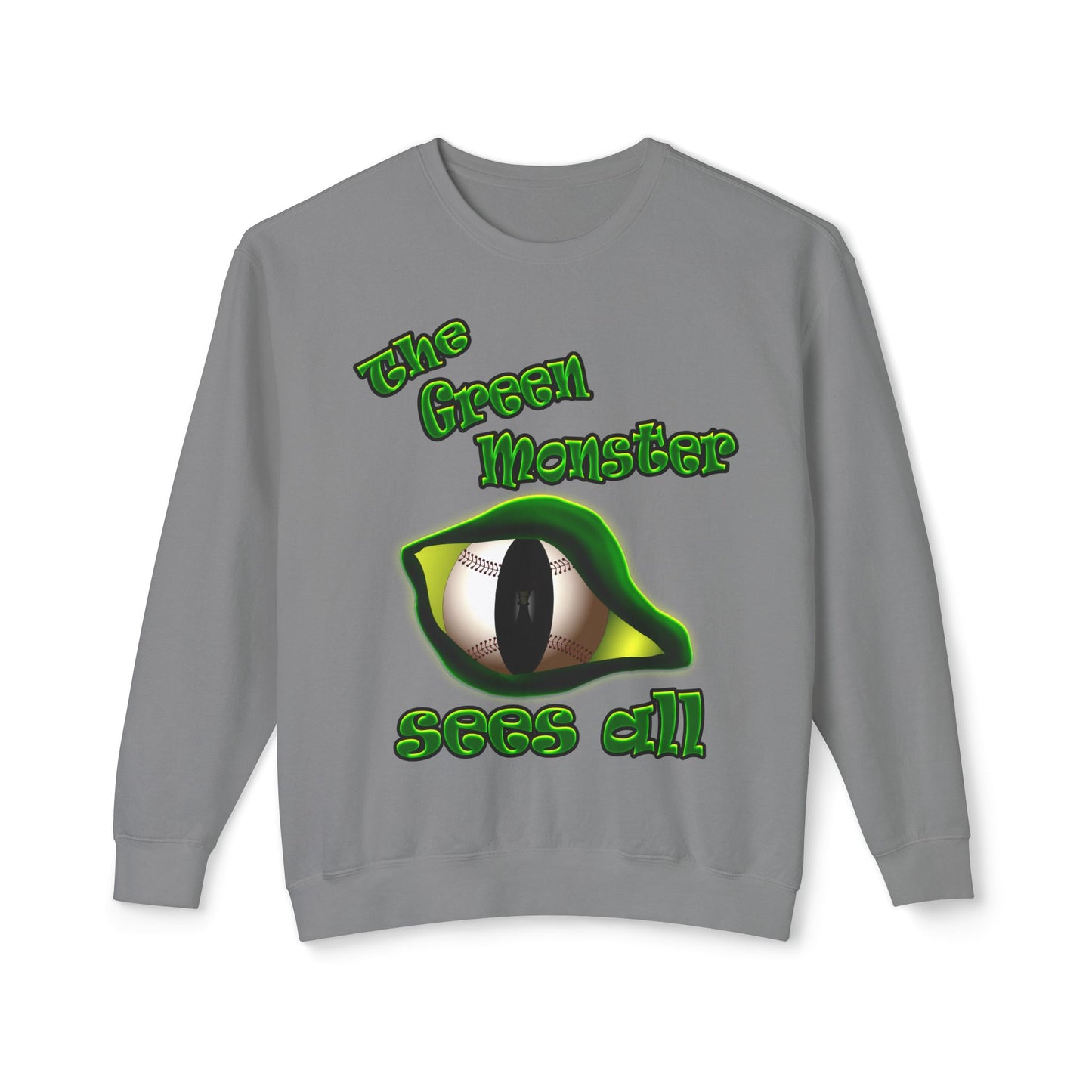 green monster - Unisex Lightweight Crewneck Sweatshirt