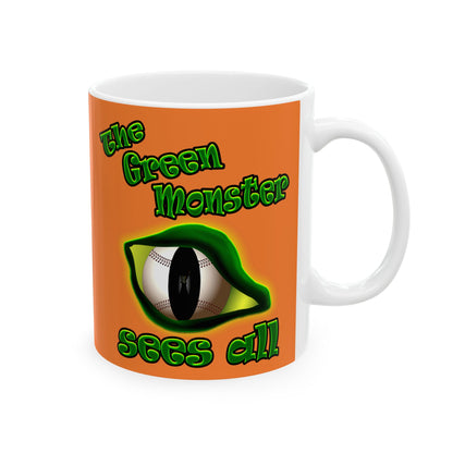 green monster - White Mug (crusta)