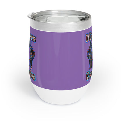 em cee squared - Chill Wine Tumbler (light purple)