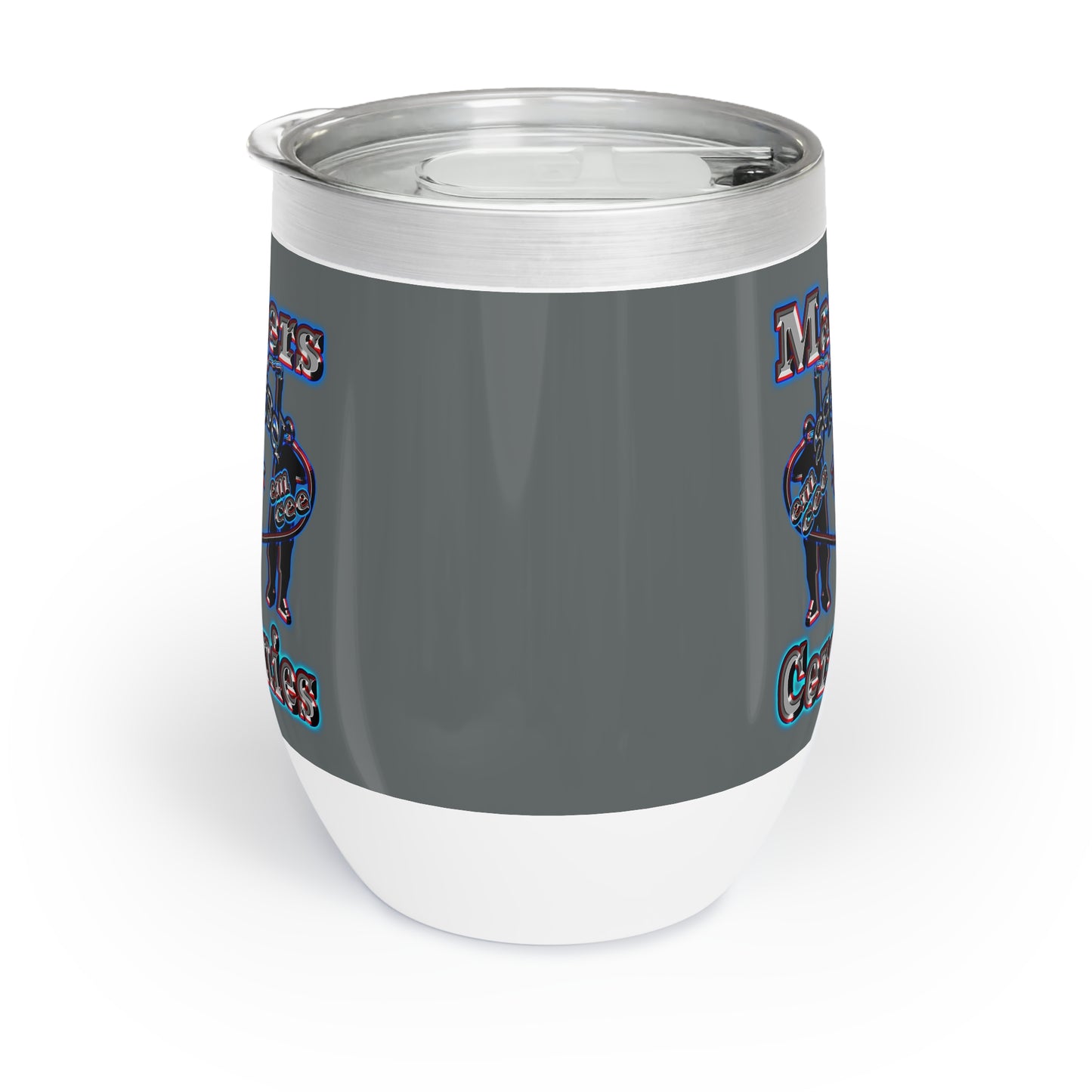 em cee squared - Chill Wine Tumbler (dark grey)
