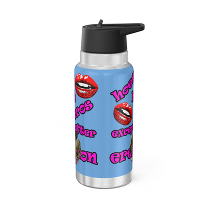 hoes b4 bros - Gator Tumbler, 32oz (light blue)