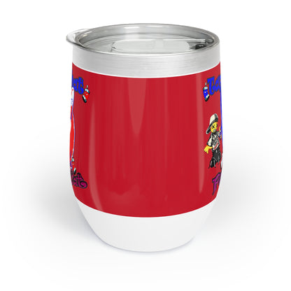 tag that - Chill Wine Tumbler (dark red)