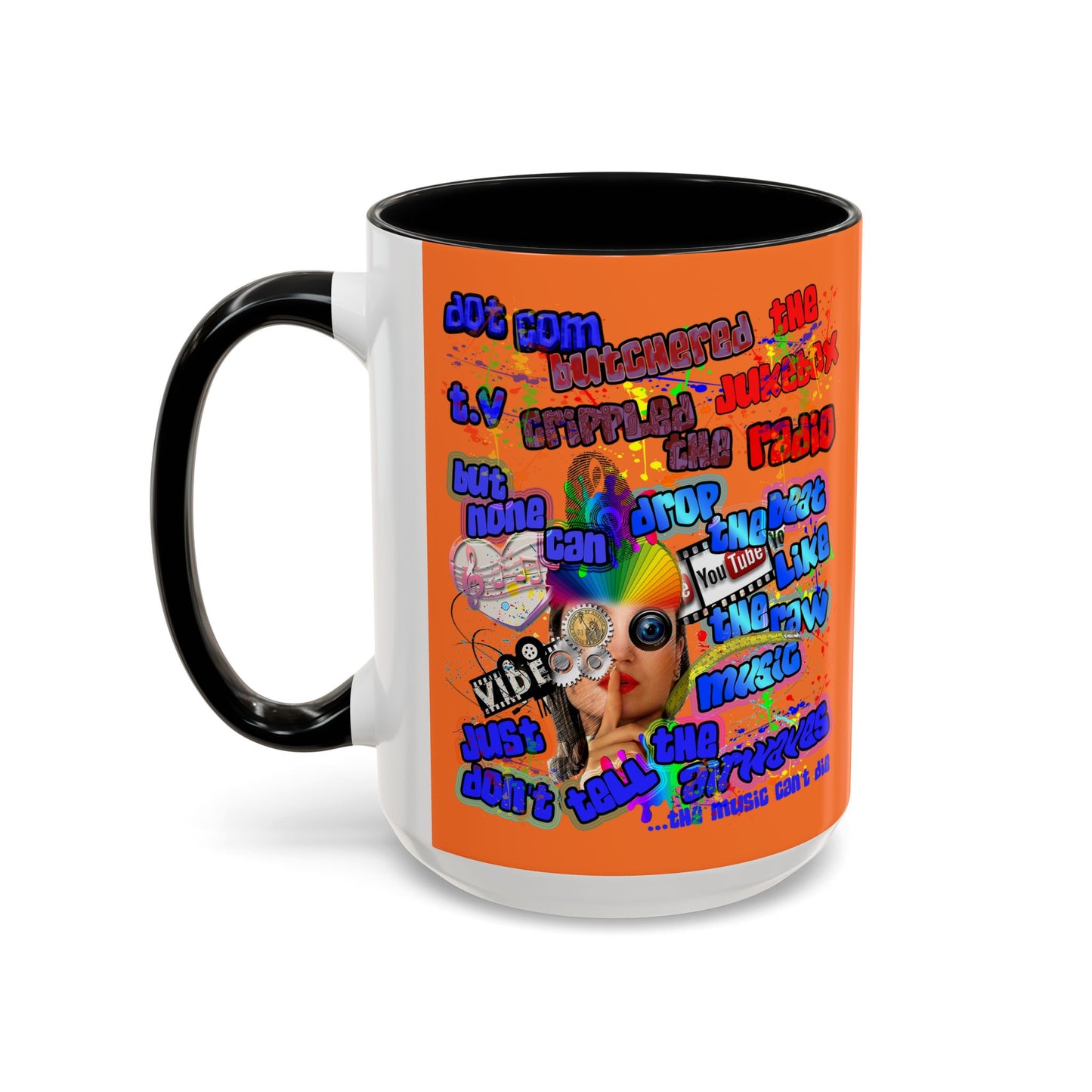 drop the beat - Accent Mug (crusta)