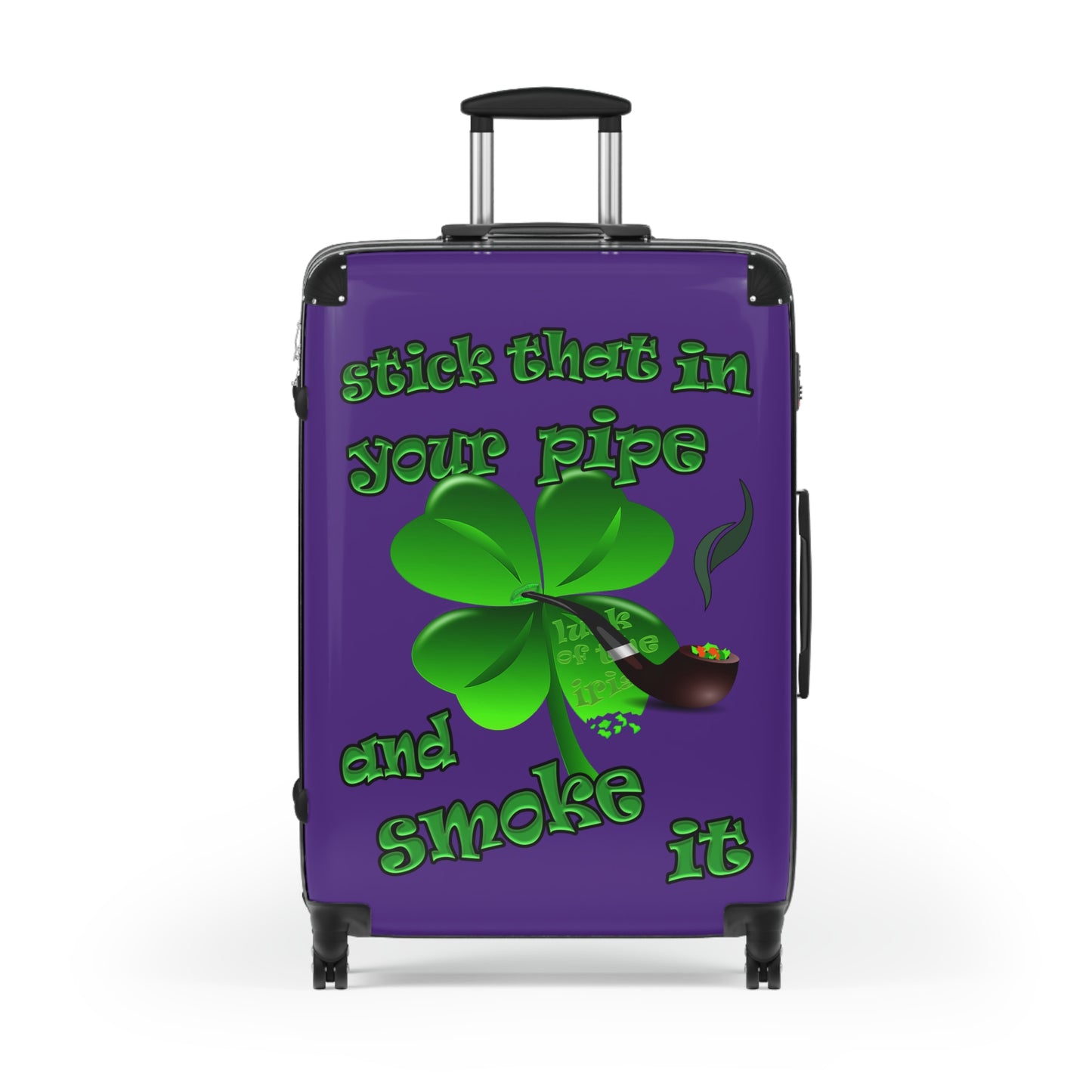 stick that in your pipe and smoke it - Suitcase (purple)