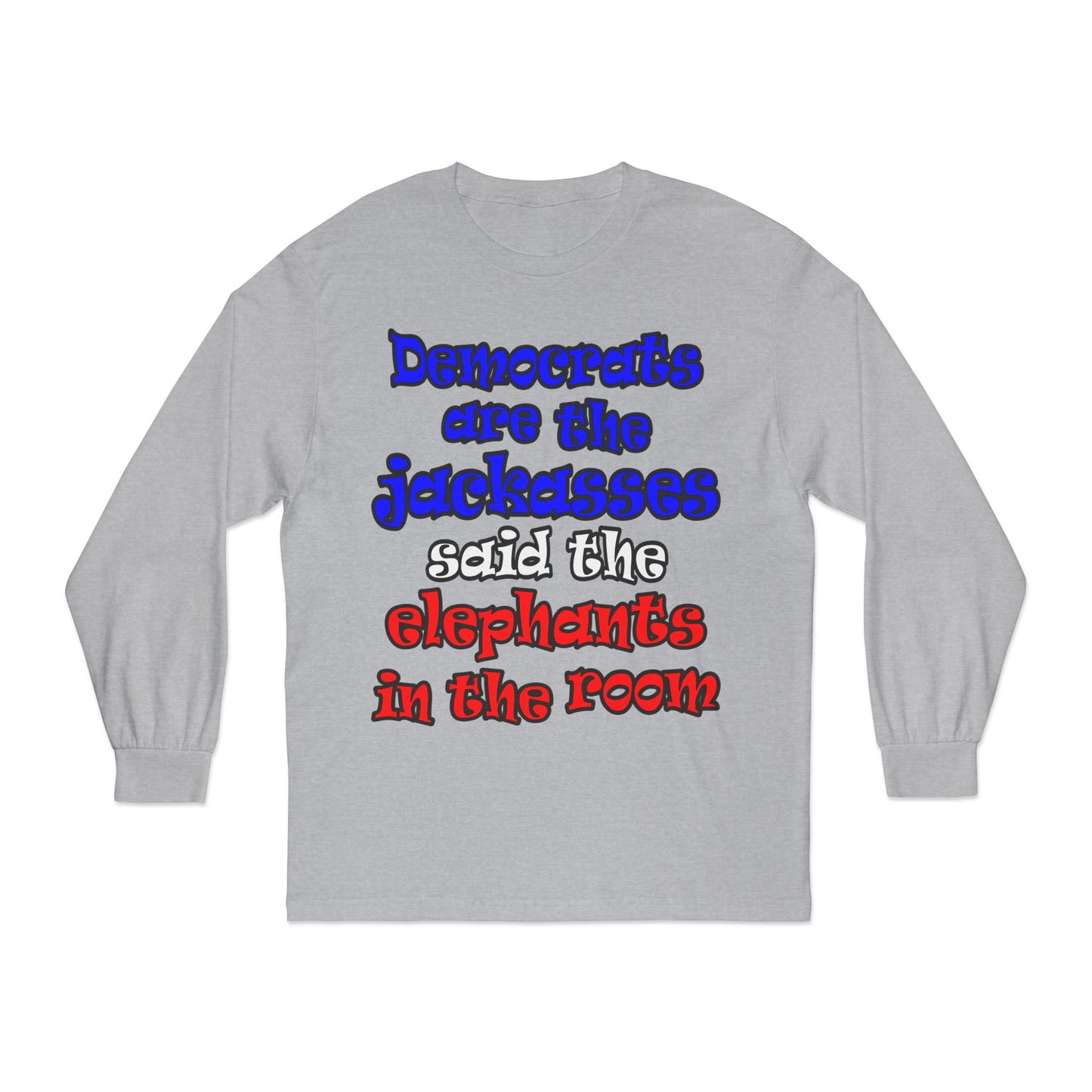donkeys and elephants - Unisex Classic Long Sleeve T-Shirt