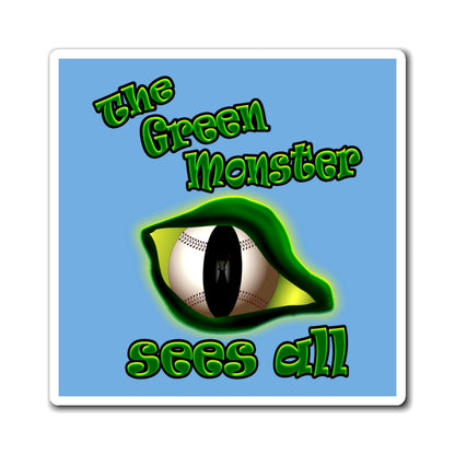 green monster - Magnets - (light blue)