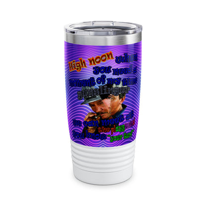high noon - Ringneck Tumbler, 20oz (purple wave)