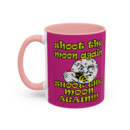 shoot the moon again - Accent Mug (pink)